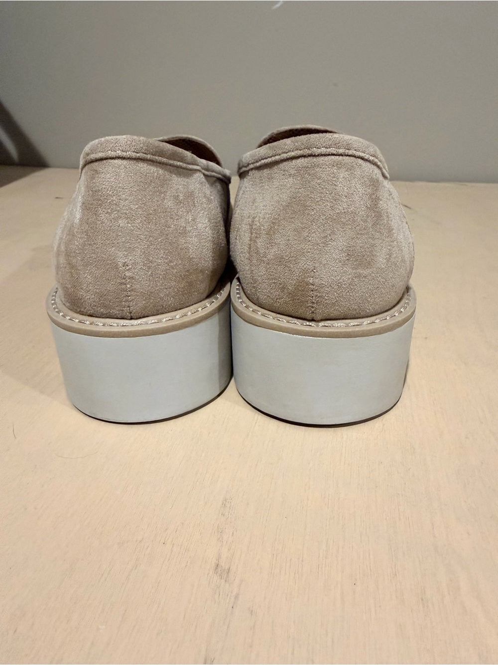 Sonoma women’s Suede Loafers in Beige Taupe