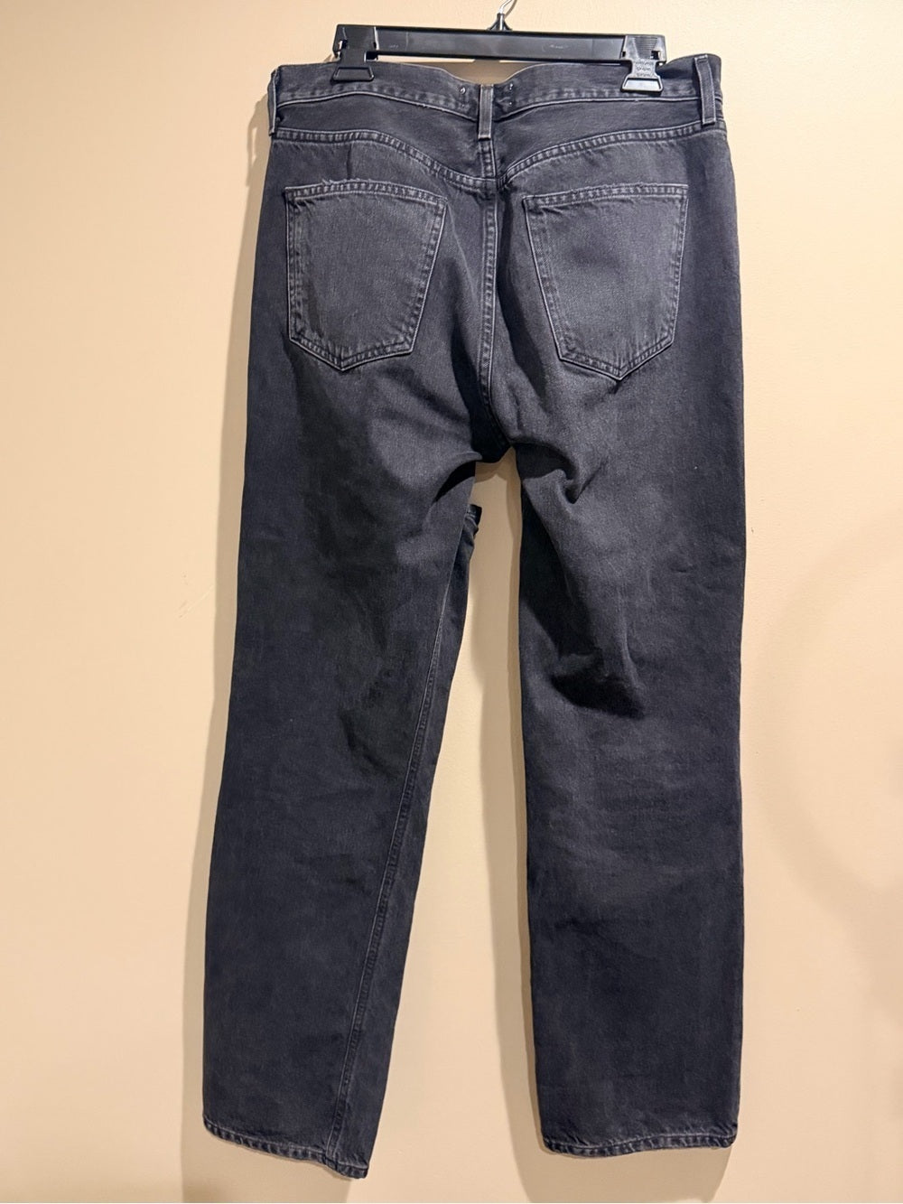 AGOLDE Black Straight Leg Jeans Size 31