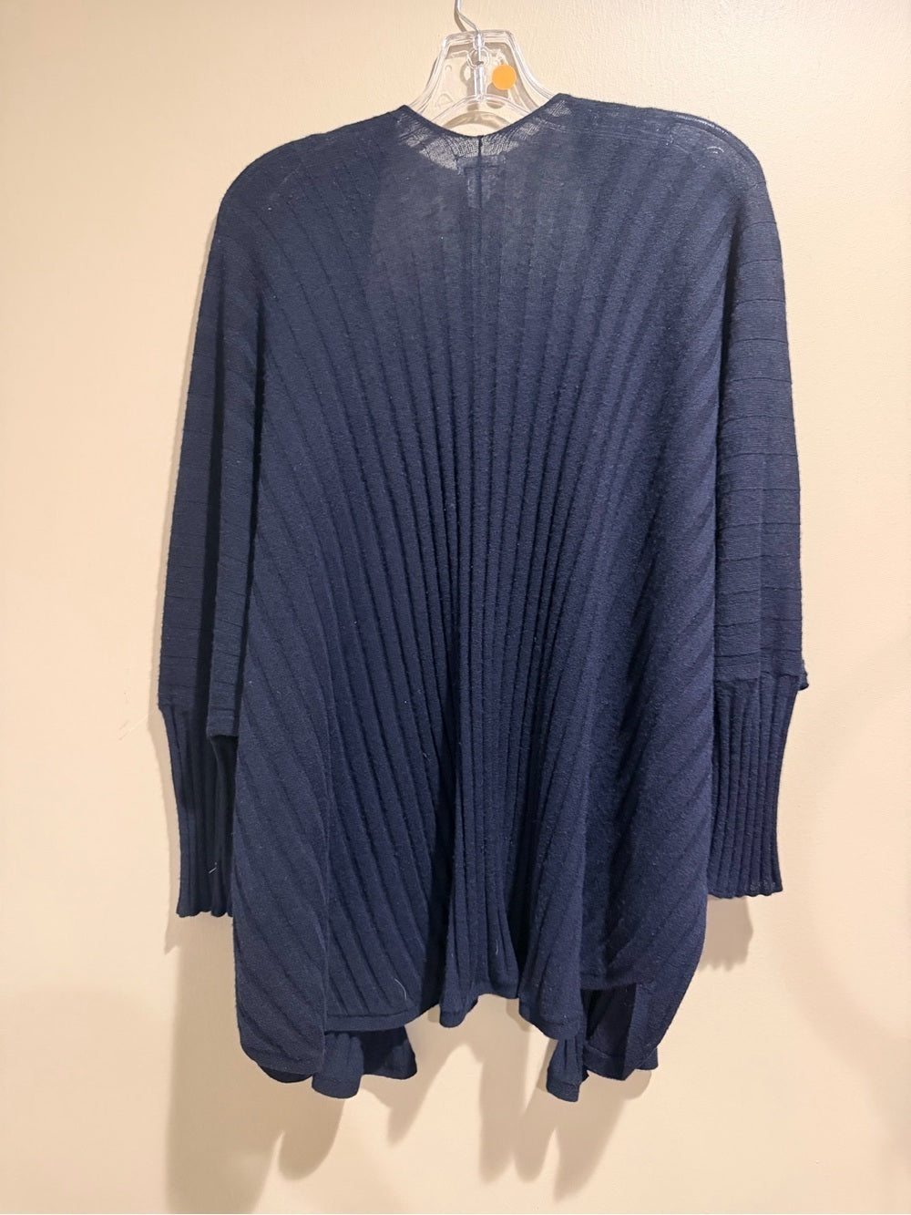 Club Monaco black cashmere Ribbed Open-Front Women's Cardigan