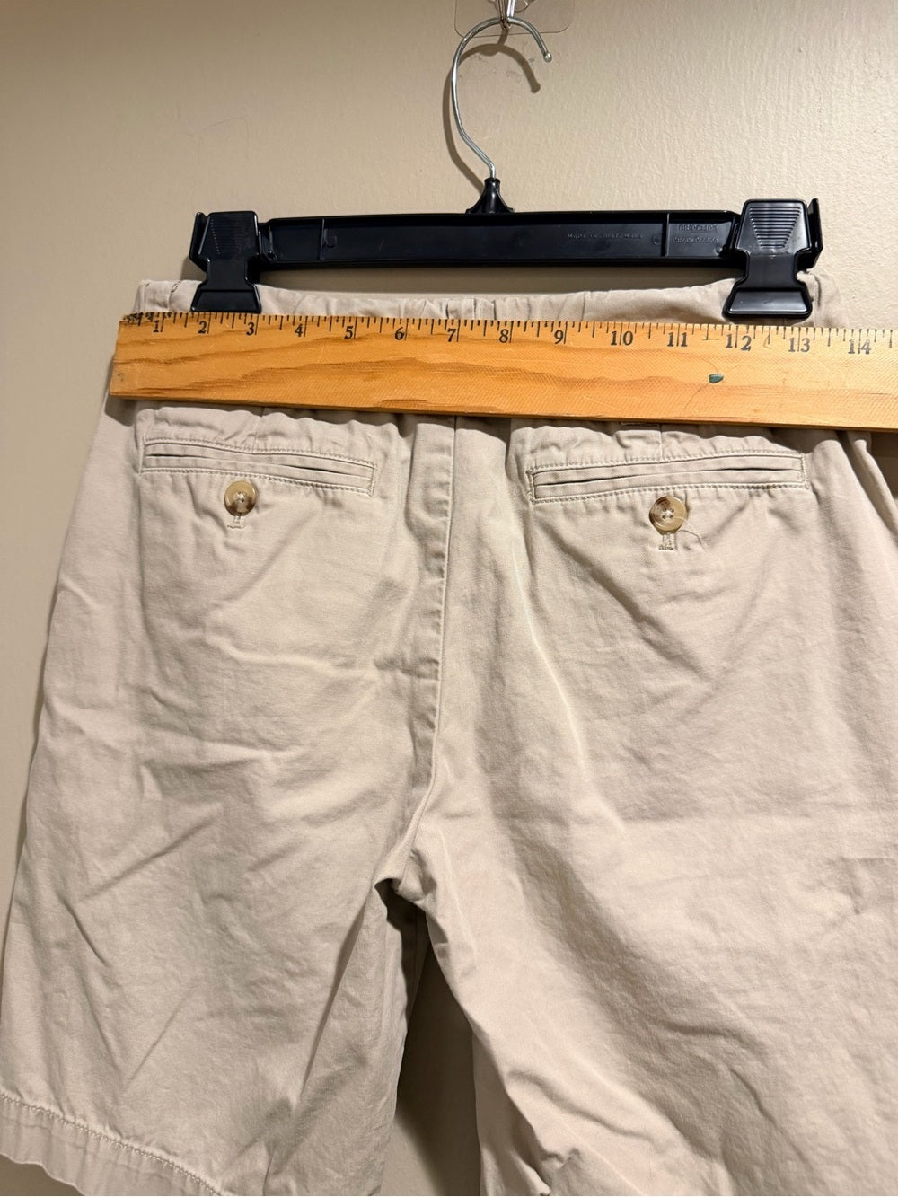 GT-0003 Vineyard Vines Boys Size 14 Khaki Chino Shorts Beige Preppy Classic