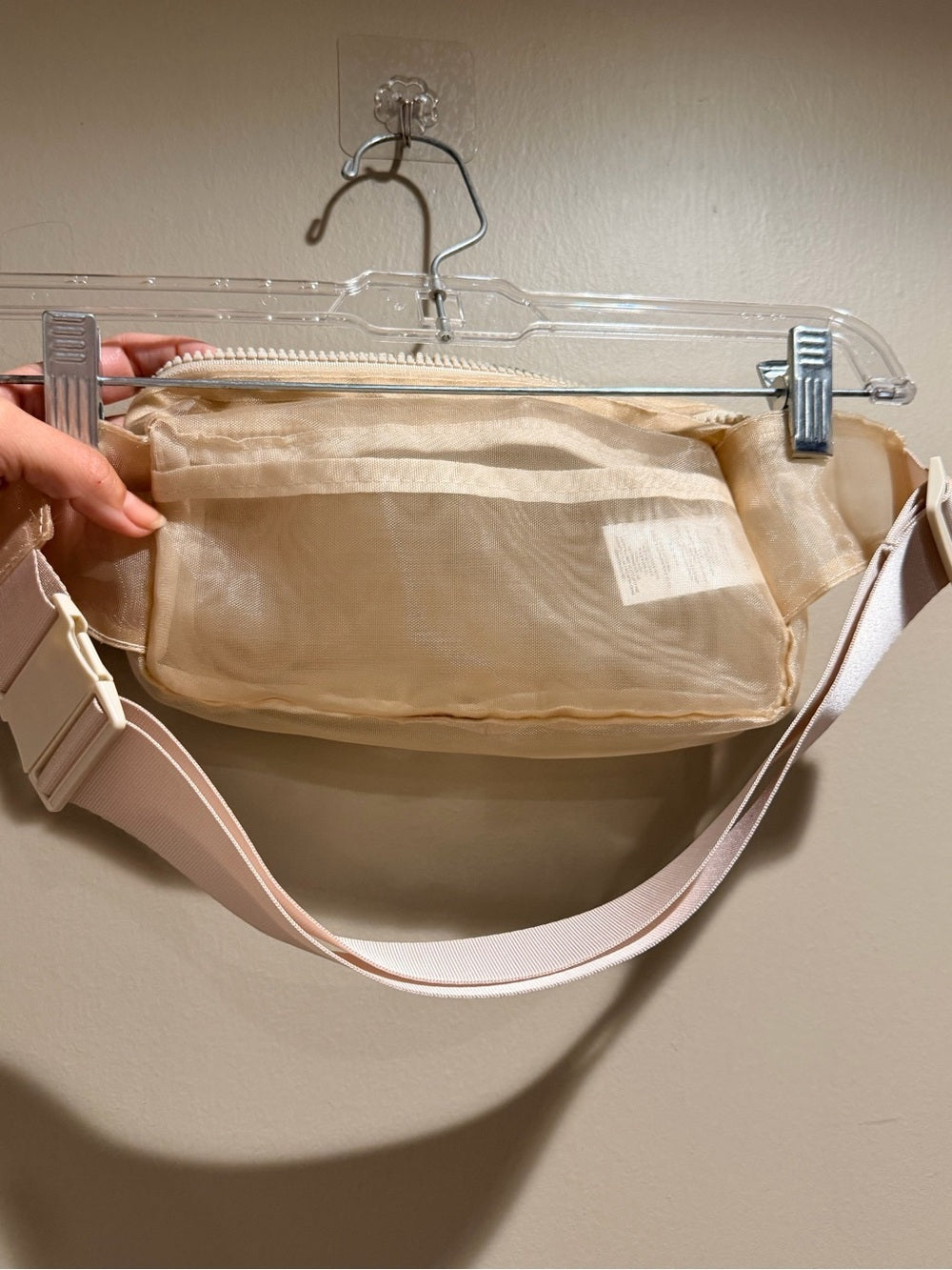 WILO The Label Nude Mesh Belt Bag Fanny Pack Crossbody Waist Bag