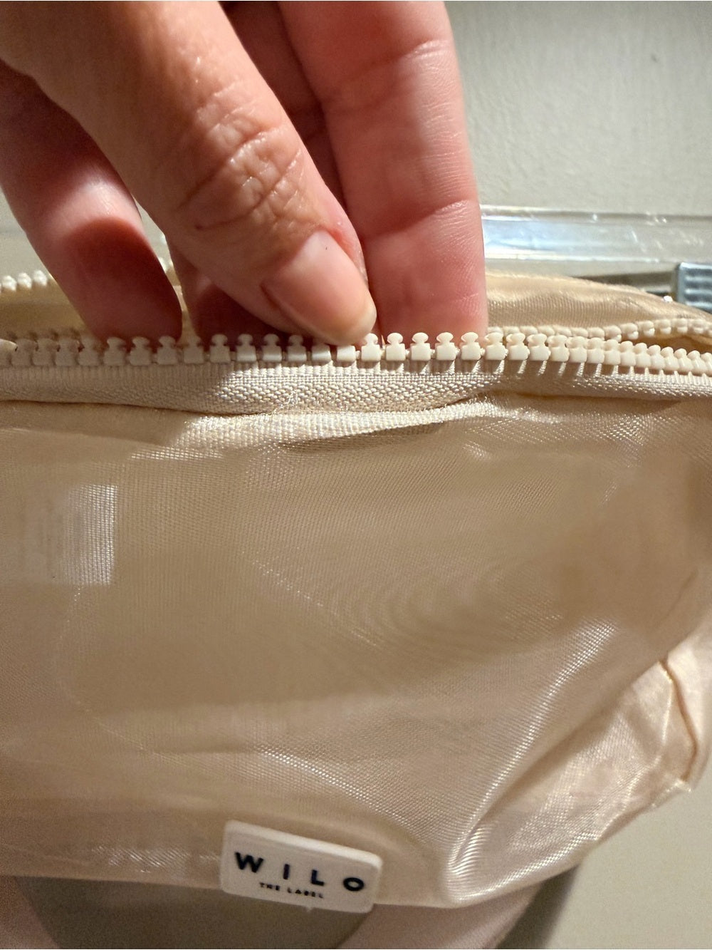 WILO The Label Nude Mesh Belt Bag Fanny Pack Crossbody Waist Bag