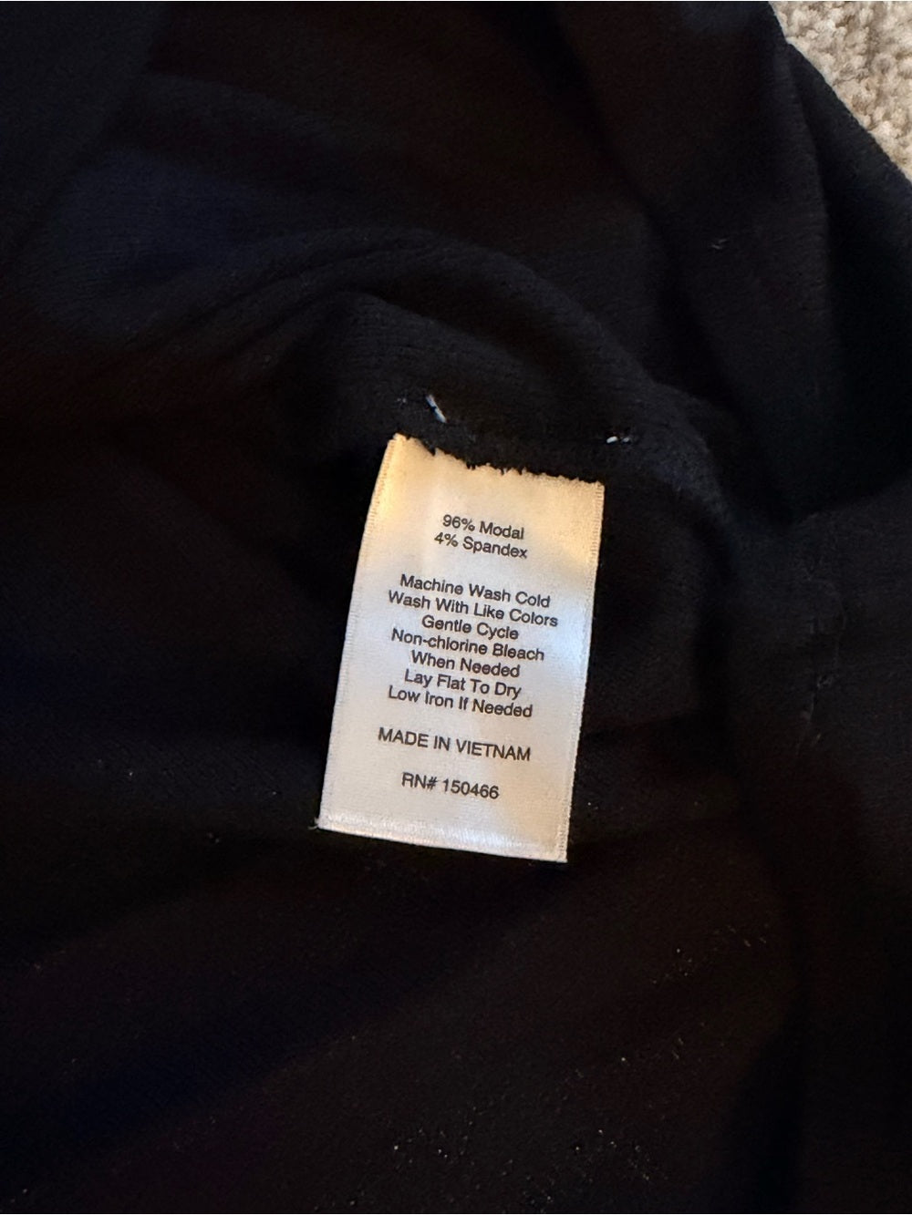 GT-0191 NWT 41 Hawthorn Black Draped Asymmetrical Dress Size XL