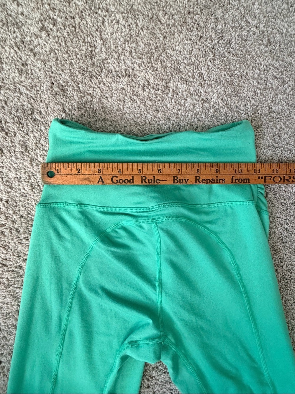 0028-Free People Movement Green High Rise 7/8 Leggings XS