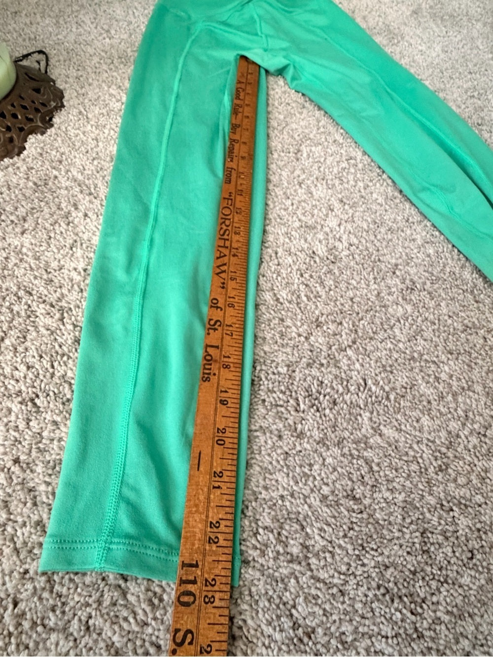 0028-Free People Movement Green High Rise 7/8 Leggings XS
