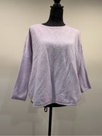 GT-0150 J.Crew Collection Italian Cashmere Sweater M Lavender Oversized