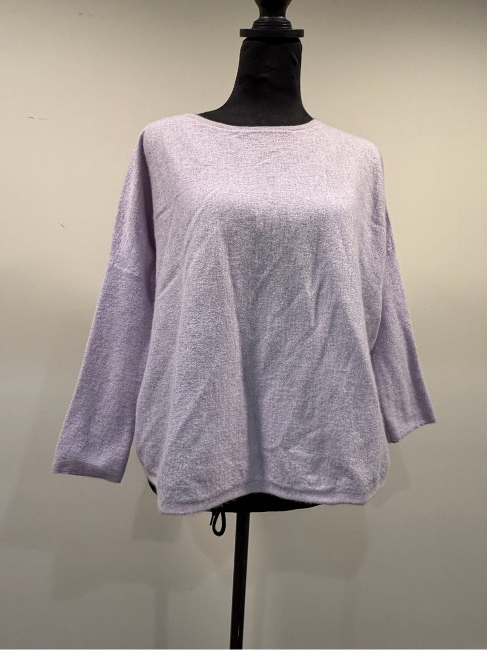 GT-0150 J.Crew Collection Italian Cashmere Sweater M Lavender Oversized