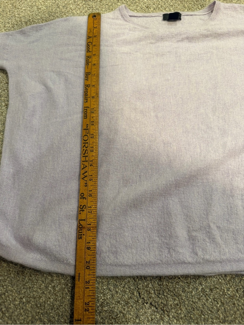 GT-0150 J.Crew Collection Italian Cashmere Sweater M Lavender Oversized