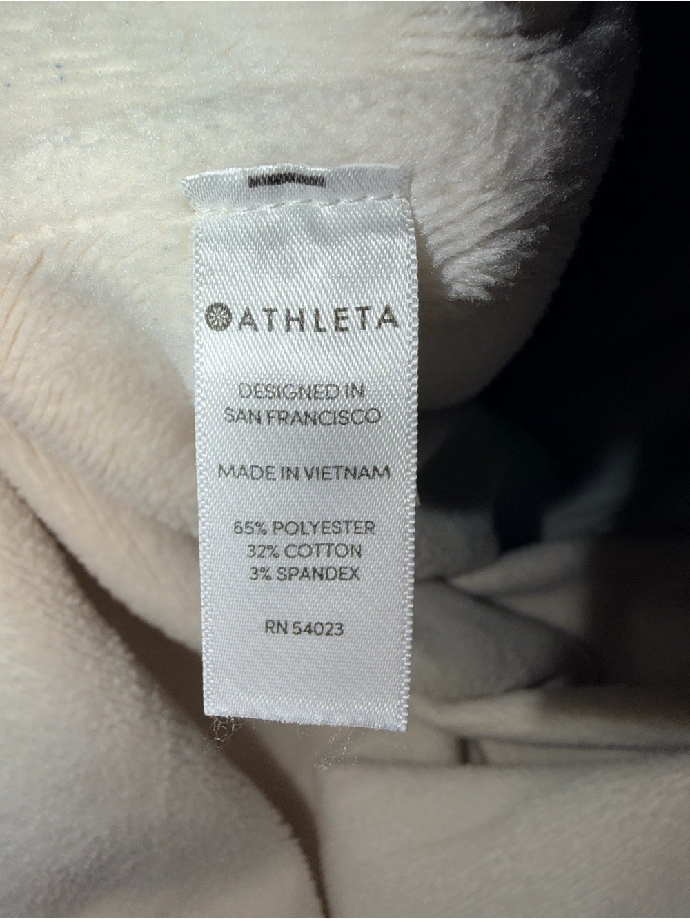 GT-0055 Athleta Open-Front Cream Women's Coatigan - Lightweight Cozy Layer