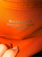 GT-0061 Athleta Delancey Straight Cargo Pant Orange Size 8