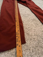 GT-0062 Athleta Belted Paperbag Waist Pants Rust Size 0