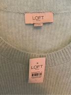 GT-0065 LOFT Outlet Soft Mint Green Crewneck Sweater Size L NWT