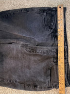 GT-0068 Old Navy O.G. Straight High-Rise Black Jeans Size 12 Tall