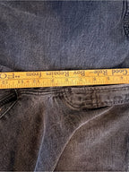 GT-0068 Old Navy O.G. Straight High-Rise Black Jeans Size 12 Tall