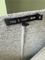 Rag & Bone / JEAN Gray V-Neck Long Sleeve Top – Size Small