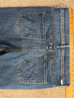 GT-0229 MOTHER Insider Crop Step Fray Jeans 29 Not Rough Enough