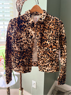 GT-0041 | LuLaRoe Leopard Print Utility Jacket – XS