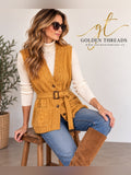 GT-0042 | Vintage All Sports Casuals Mustard Wool Sweater Vest