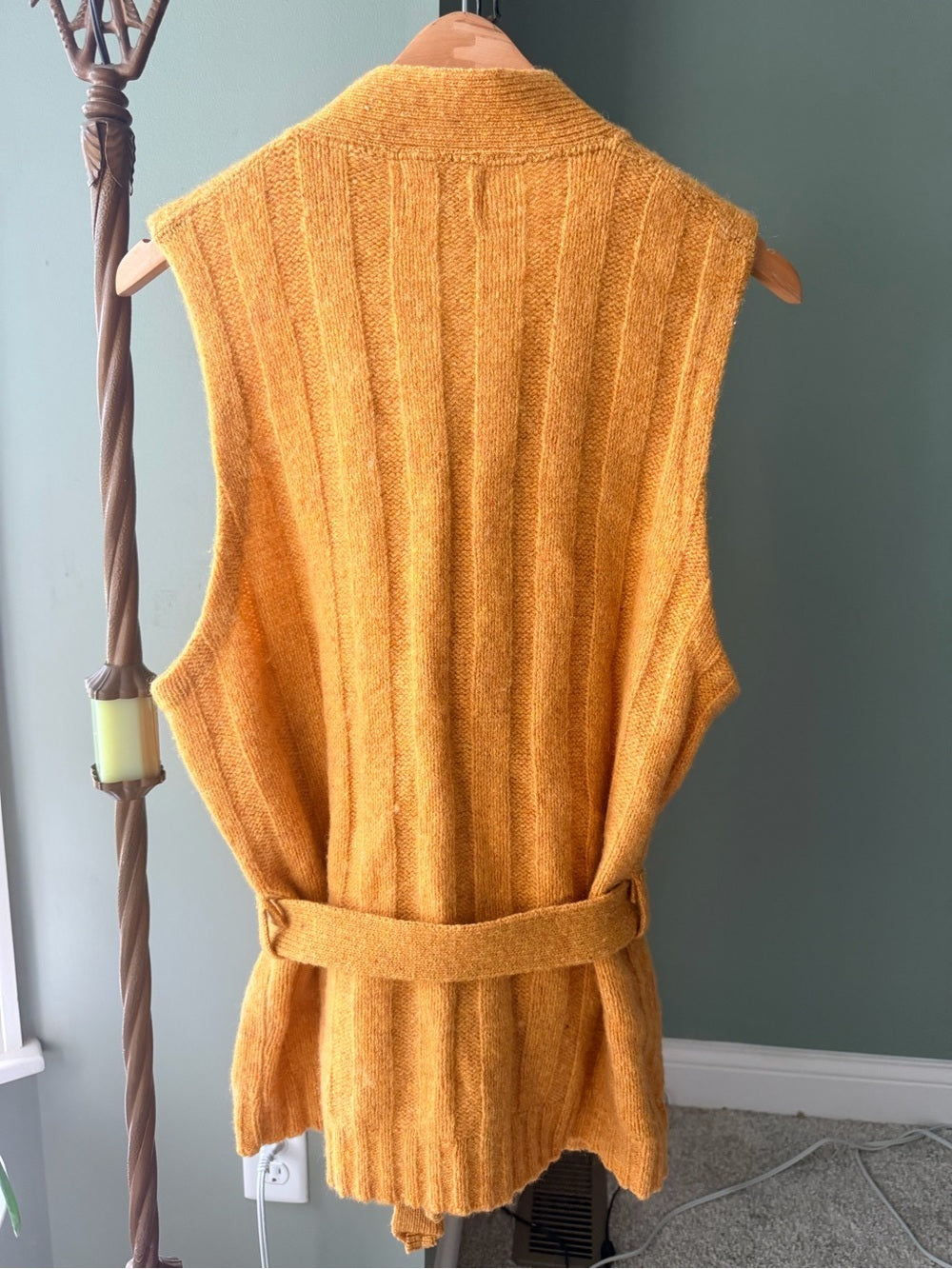 GT-0042 | Vintage All Sports Casuals Mustard Wool Sweater Vest