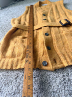 GT-0042 | Vintage All Sports Casuals Mustard Wool Sweater Vest