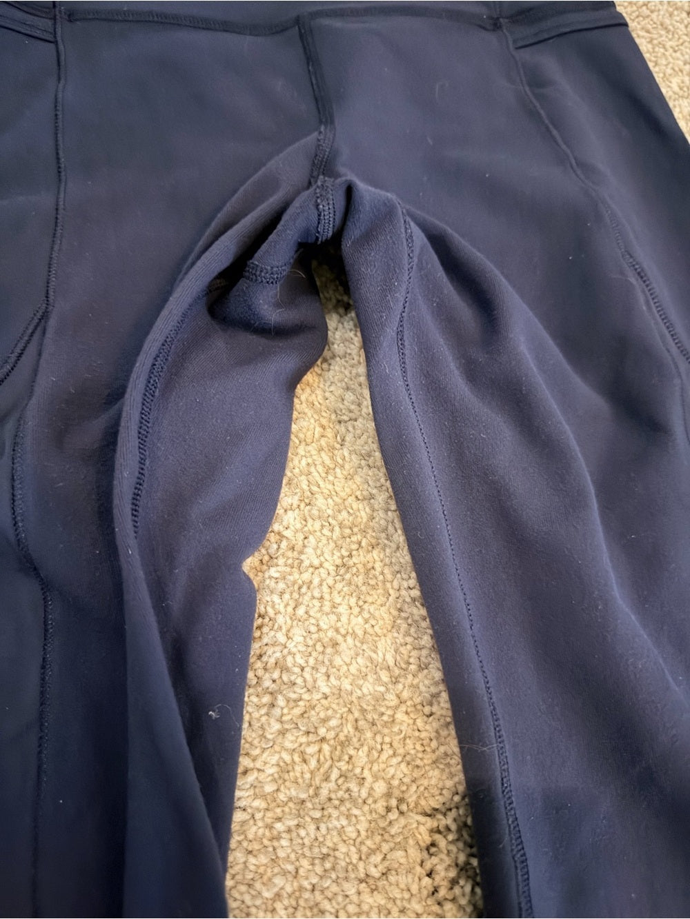 GT-0058 Lululemon Groove High Rise Flare Yoga Pants Navy Blue Size 4