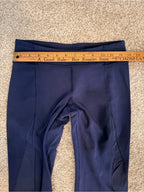 GT-0058 Lululemon Groove High Rise Flare Yoga Pants Navy Blue Size 4