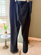 GT-0088 Banana Republic HR Bootcut 365 Sculpted Stretch Black Pants Size 12