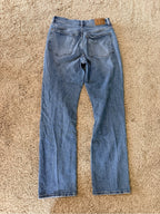GT-0106 Madewell ’90s Straight Jeans 28 High Rise Medium Wash Stretch Denim