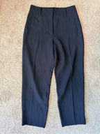 GT-0124 Wilfred Black Tailored High-Rise Trousers