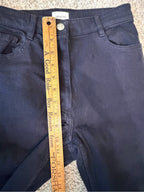 GT-0123 Aritzia Wilfred Free Black High Rise Flare Wide Leg Jeans Size 4