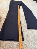 GT-0123 Aritzia Wilfred Free Black High Rise Flare Wide Leg Jeans Size 4