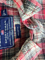GT-0127 Vintage Polo Sport Ralph Lauren Sportsman XL Plaid Flannel 90s