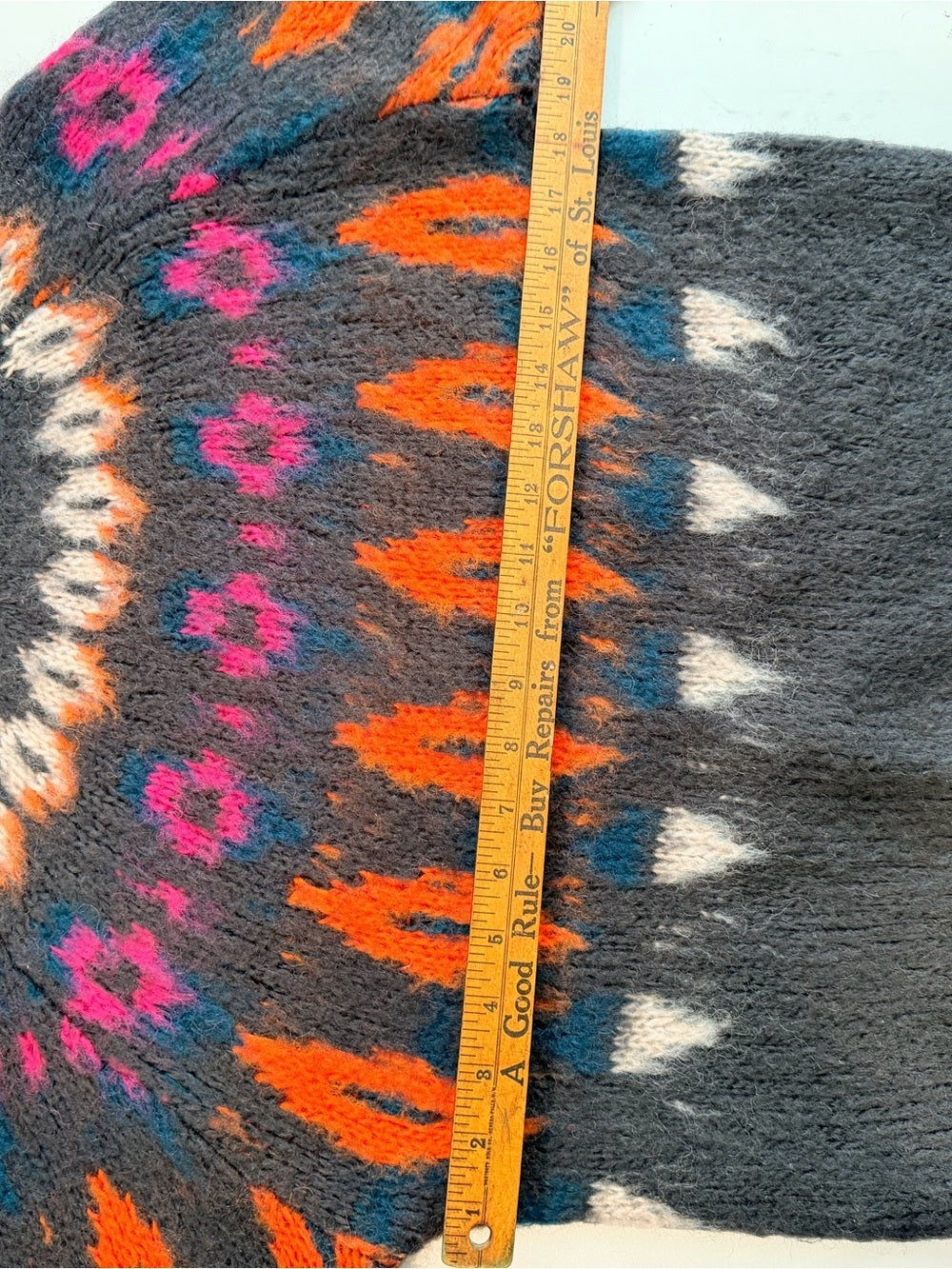 GT-0133 Nümph Lea Wool Blend Fair Isle Nordic Sweater M Anthropologie