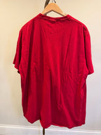 GT-0139 Just A Guy Who Loves Sardines Graphic T-Shirt XL Red Fish Foodie Tee
