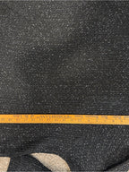 GT-0175 Zara Black Metallic Sparkle Knit Sweater M Crewneck Relaxed Holiday