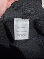 GT-0198 Montgomery Post Black Boat Neck Knit Sweater XS NWT