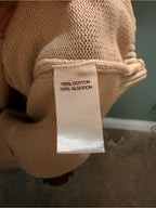 GT-0063 sweater Vintage Fair Isle Nordic Quarter Zip 100% Cotton Holiday