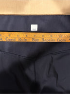 GT-0204 Vuori Black High Rise Ribbed Waistband Full Length Leggings
