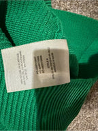 GT-0207 Aritzia Babaton Green Ribbed Square Neck Cropped Knit Top XS