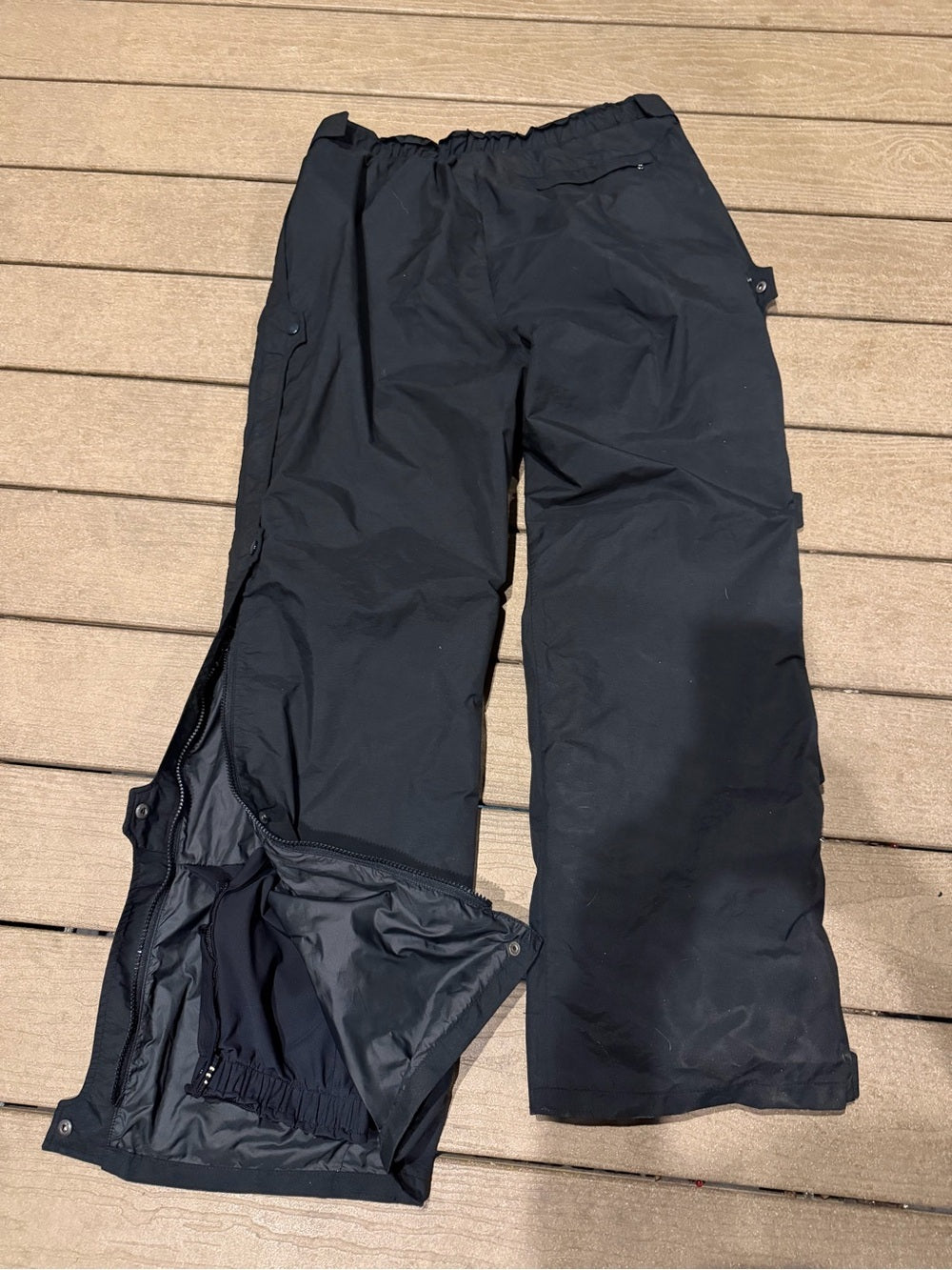 Marmot Gore-Tex DryZone Black Waterproof Ski Snow Pants XL GT-0233