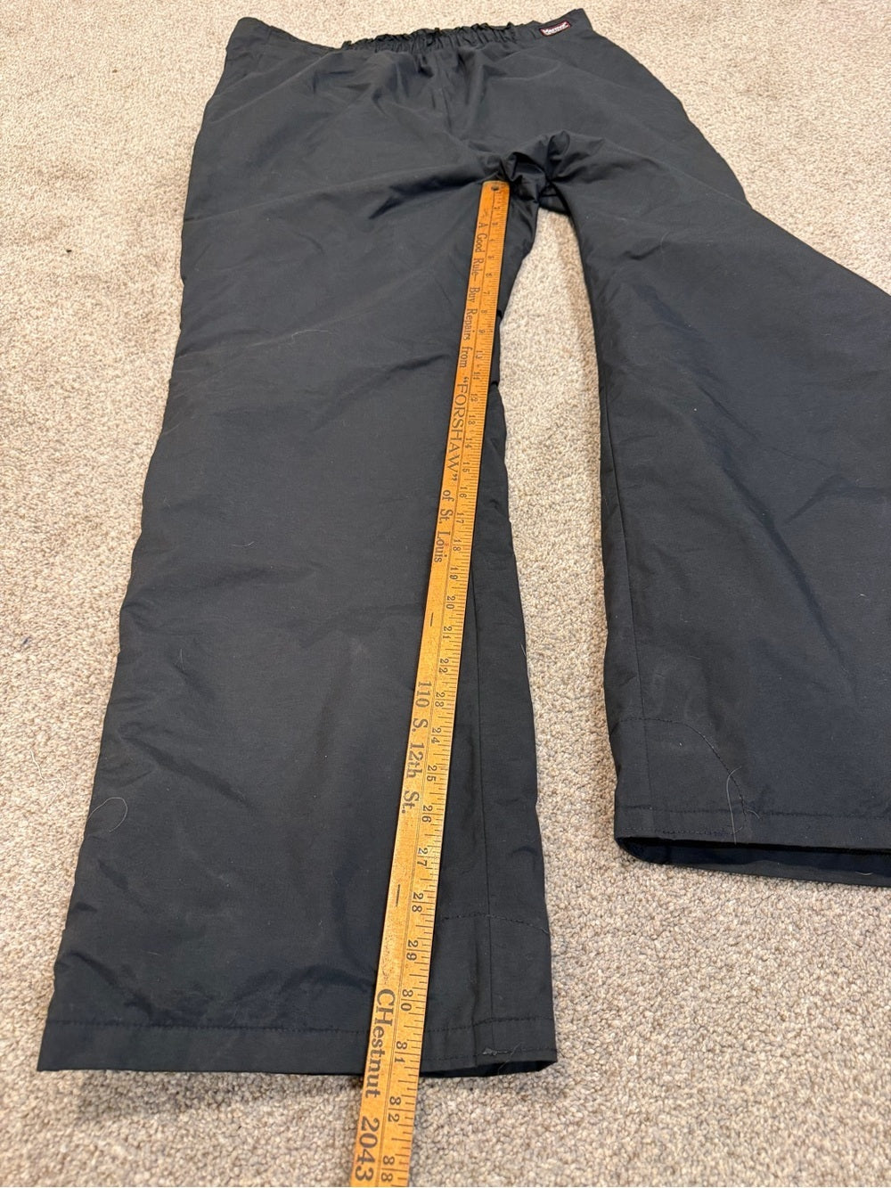 Marmot Gore-Tex DryZone Black Waterproof Ski Snow Pants XL GT-0233