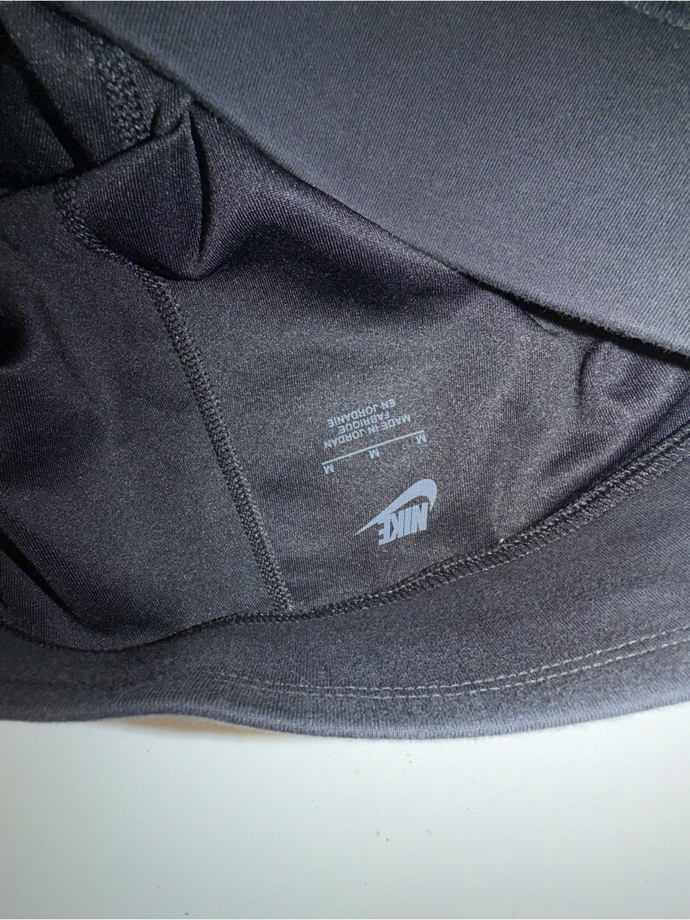 GT-0146 Nike Black Dri-FIT Leggings M Swoosh High Rise Athletic Yoga