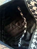 Vera Bradley Scottie Dogs Triple Zip Hipster Crossbody Black White Retired