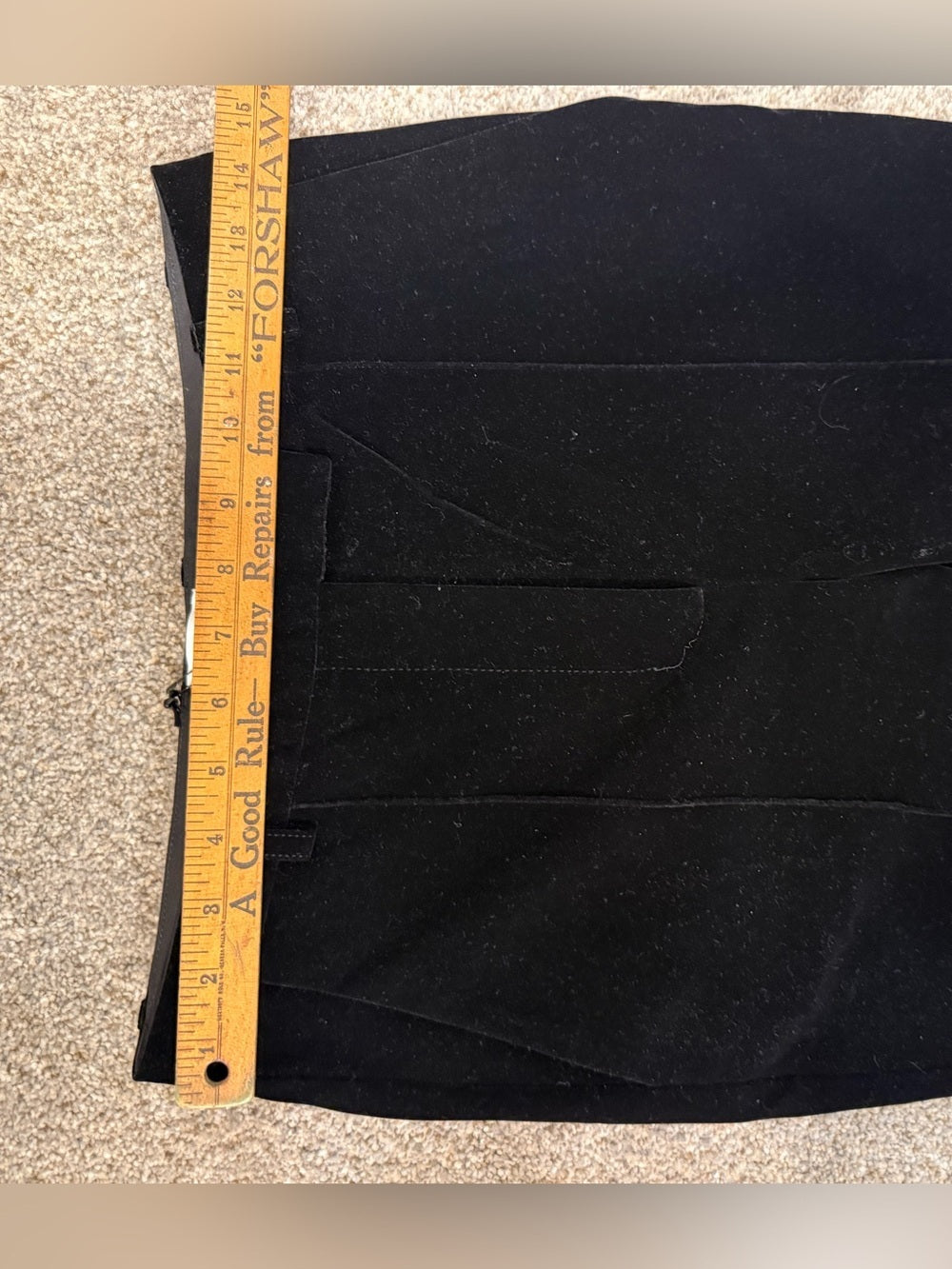 GT-0193 Vilshenko Black Velvet Flare Trousers NWT Designer Pants