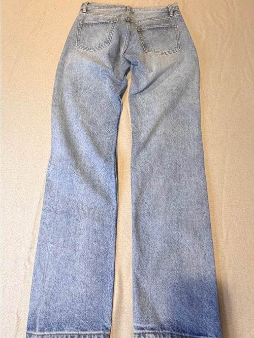 (7) J.galt Women’s Straight Leg Jeans in Light Blue Wash