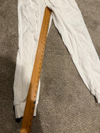 GT-0244 lululemon White Dance Studio Mid Rise Lined Joggers Size 6
