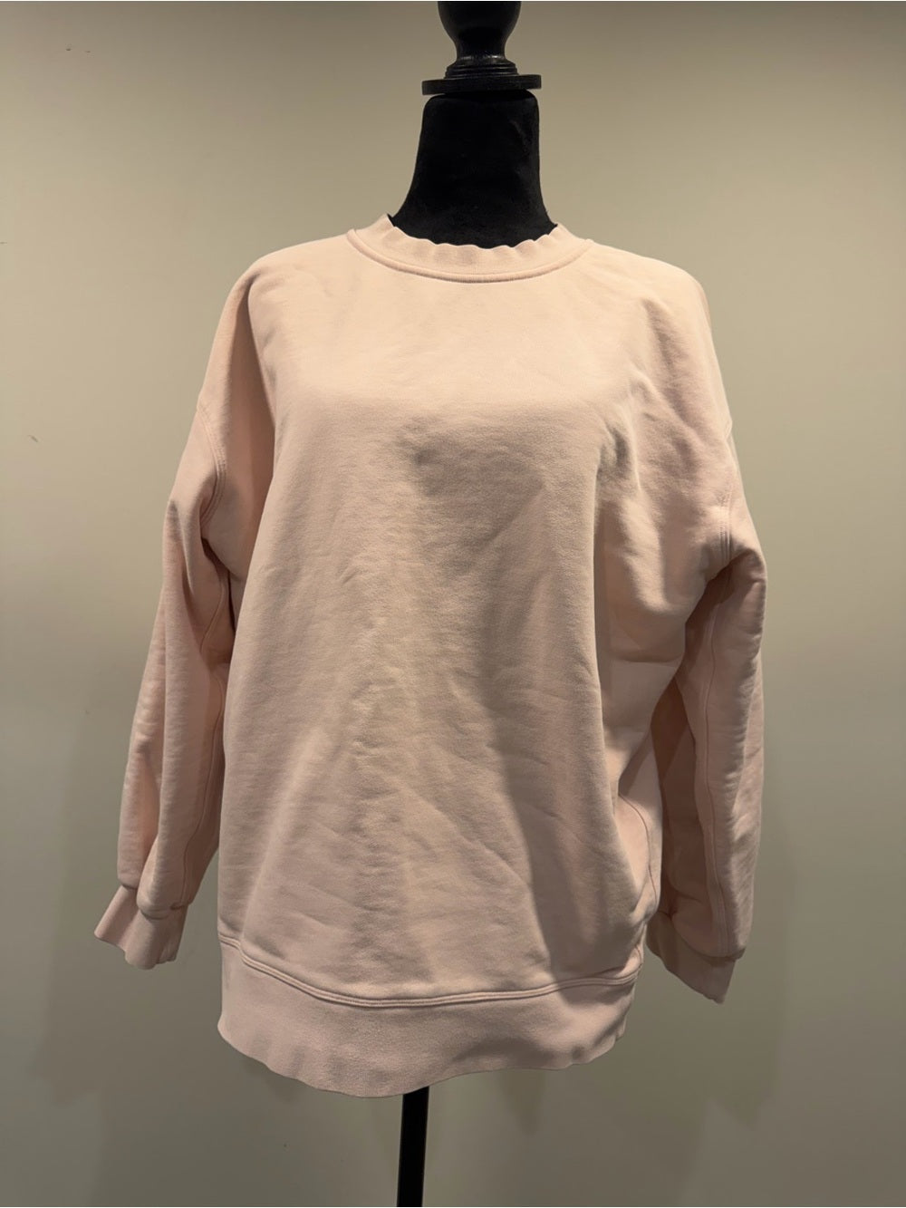 lululemon Pink Oversized Crewneck Sweatshirt Pullover Drop Shoulder