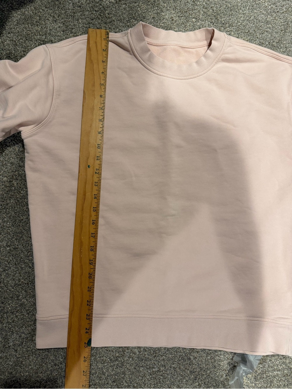 lululemon Pink Oversized Crewneck Sweatshirt Pullover Drop Shoulder