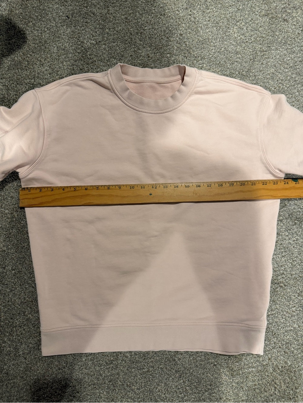 lululemon Pink Oversized Crewneck Sweatshirt Pullover Drop Shoulder