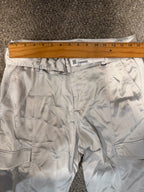 GT-0227 NWT Sanctuary Classy Cargo Satin Pants Silver Size 27